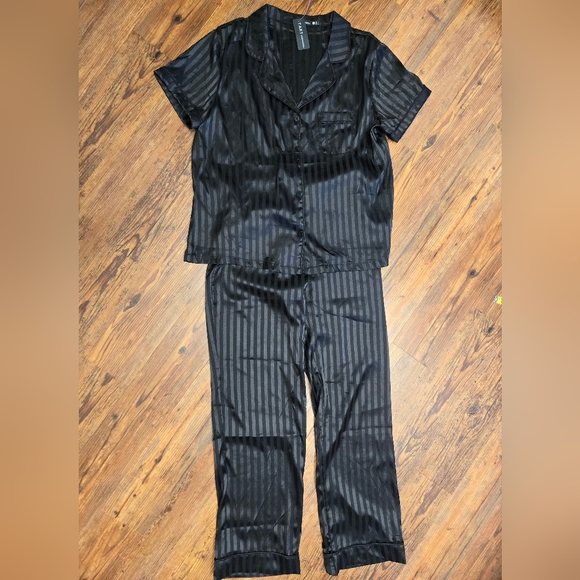 PJ set M  TART intimates black nwt soft silky comfy beautiful classy - Picture 1 of 11